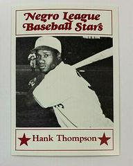 Hank Thompson Baseball Cards 1986 Fritsch Negro League Baseball Stars Prices