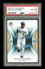 Hanley Ramirez #17 Baseball Cards 2007 SP Authentic Prices