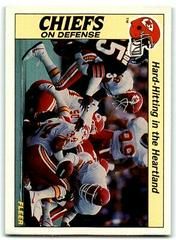 Hard hitting in the Heartland Defense #12 Football Cards 1988 Fleer Team Action Prices