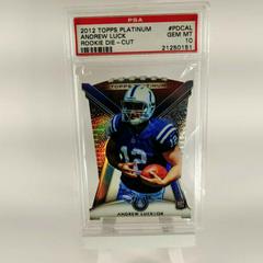 Andrew Luck #PDCAL Football Cards 2012 Topps Platinum Rookie Die-Cut Prices