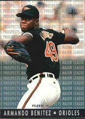 Armando Benitez #4 Baseball Cards 1995 Fleer Major League Prospects Prices