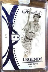 Babe Ruth [Sapphire] Baseball Cards 2022 Panini Flawless Prices