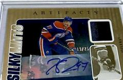 Connor McDavid [Autograph] Hockey Cards 2023 Upper Deck Artifacts Silky Mits Prices