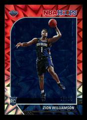 Zion Williamson [Red] Basketball Cards 2019 Panini Hoops Prices