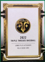 Christian Yelich #JPAR-CYE Baseball Cards 2022 Topps Triple Threads Jumbo Plus Autograph Relic Prices