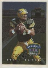 Brett Favre #152 Football Cards 1996 Playoff Absolute Prices