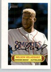 Nelson Velazquez #73PU-18 Baseball Cards 2022 Topps Heritage Minor League 1973 Pin Up Prices