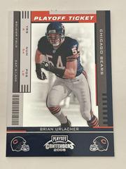 Brian Urlacher [Playoff Ticket] #17 Football Cards 2005 Playoff Contenders Prices