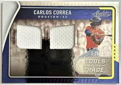 Carlos Correa Baseball Cards 2022 Panini Absolute Tools of the Trade 2 Swatch Prices