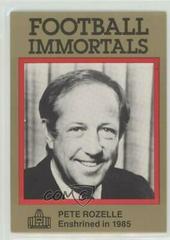 Pete Rozelle #1 Football Cards 1985 Football Immortals Prices