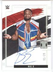 Big E [Holo Silver] #SA-BGE Wrestling Cards 2022 Panini Impeccable WWE Superstar Autographs Prices