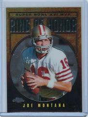Joe Montana Football Cards 2002 Topps Chrome Ring of Honor Prices