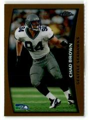 Chad Brown #162 Football Cards 1998 Topps Chrome Prices