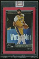 Anthony Davis [Red] #76 Basketball Cards 2020 Panini One and One Prices