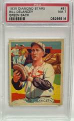 Bill Delancey [Green Back] #81 Baseball Cards 1935 Diamond Stars Prices
