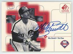Mike Schmidt #MS Baseball Cards 1999 SP Signature Autographs Prices
