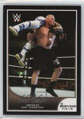 Brock Lesnar Wrestling Cards 2016 Topps WWE Road to Wrestlemania Prices