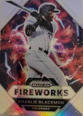 Charlie Blackmon [Silver Prizm] #FW6 Baseball Cards 2021 Panini Prizm Fireworks Prices
