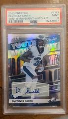 DeVonta Smith [Autograph] #YM-3 Football Cards 2022 Panini Prestige Youth Movement Prices