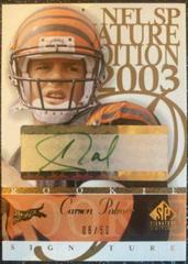 Carson Palmer [Green] #SC Football Cards 2003 SP Signature Signature Edition Prices