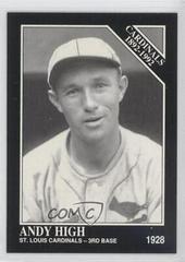 Andy High #648 Baseball Cards 1992 Conlon Collection Prices