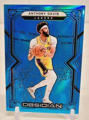 Anthony Davis [Blue Flood] #3 Basketball Cards 2021 Panini Obsidian Prices