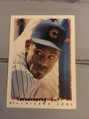Sammy Sosa #11 Baseball Cards 1995 Topps Prices