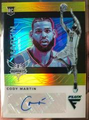Cody Martin [Gold] Basketball Cards 2019 Panini Chronicles Flux Rookie Autographs Prices