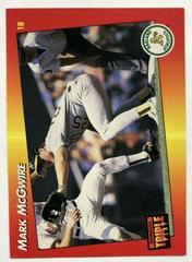 Mark McGwire #262 Baseball Cards 1992 Panini Donruss Triple Play Prices