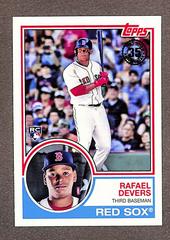 Rafael Devers Baseball Cards 2018 Topps 1983 Baseball Prices