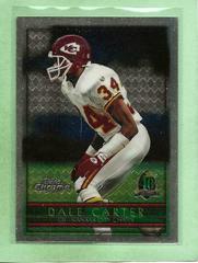 Dale Carter Football Cards 1996 Topps Chrome Prices