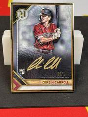 Corbin Carroll [Gold] Baseball Cards 2023 Topps Museum Collection Framed Autographs Prices