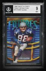 Terry Glenn [Refractor] #F4 Football Cards 1998 Topps Finest Futures Prices