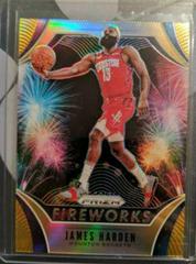 James Harden [Gold Prizm] Basketball Cards 2019 Panini Prizm Fireworks Prices