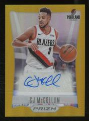 CJ McCollum [Gold Prizm] #FS-CJM Basketball Cards 2021 Panini Prizm Flashback Signatures Prices