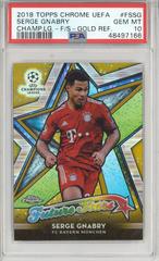 Serge Gnabry [Gold Refractor] Soccer Cards 2018 Topps Chrome UEFA Champions League Future Stars Prices