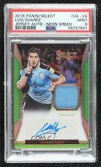 Luis Suarez [Neon Green] #JA-LS Soccer Cards 2016 Panini Select Jersey Autographs Prices