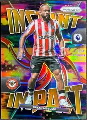 Bryan Mbeumo [Orange] Soccer Cards 2022 Panini Prizm Premier League Instant Impact Prices