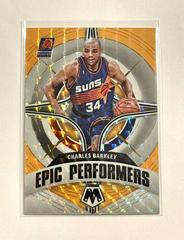 Charles Barkley [Orange Fluorescent] #13 Basketball Cards 2021 Panini Mosaic Epic Performers Prices