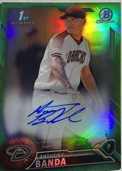 Anthony Banda [Green Refractor] #CPA-ABA Baseball Cards 2016 Bowman Chrome Prospect Autograph Prices