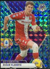 Dusan Vlahovic [Choice Peacock Mosaic] Soccer Cards 2020 Panini Mosaic Serie A Prices