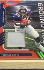 Terrell Davis [Silver] Football Cards 2022 Panini Absolute Ground Hoggs Materials Prices