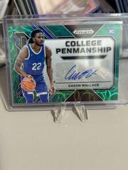 Cason Wallace [Choice Green] #CP-CWL Basketball Cards 2023 Panini Prizm Draft Picks College Penmanship Autographs Prices