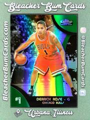 Derrick Rose [Green Refractor] #101 Basketball Cards 2007 Finest Prices