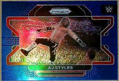 AJ Styles [Blue Prizm] #7 Wrestling Cards 2022 Panini Prizm WWE Prices