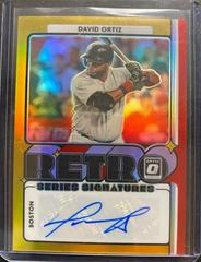David Ortiz [Gold] Baseball Cards 2021 Panini Donruss Optic Retro Signature Series Prices
