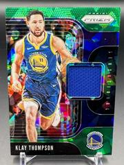 Klay Thompson [Green Ice] Basketball Cards 2019 Panini Prizm Sensational Swatches Prices