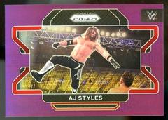 AJ Styles [Purple Prizm] #7 Wrestling Cards 2022 Panini Prizm WWE Prices
