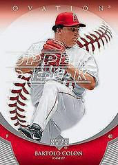 Bartolo Colon #2 Baseball Cards 2006 Upper Deck Ovation Prices