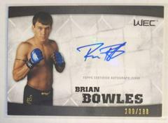 Brian Bowles #A-BB Ufc Cards 2010 Topps UFC Knockout Autographs Prices